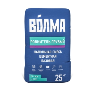 Смесь сухая цемент для пола ВОЛМА-РОВНИТЕЛЬ грубый 25кг