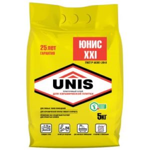 ЮНИС  XXI   Клей для плитки 5 кг