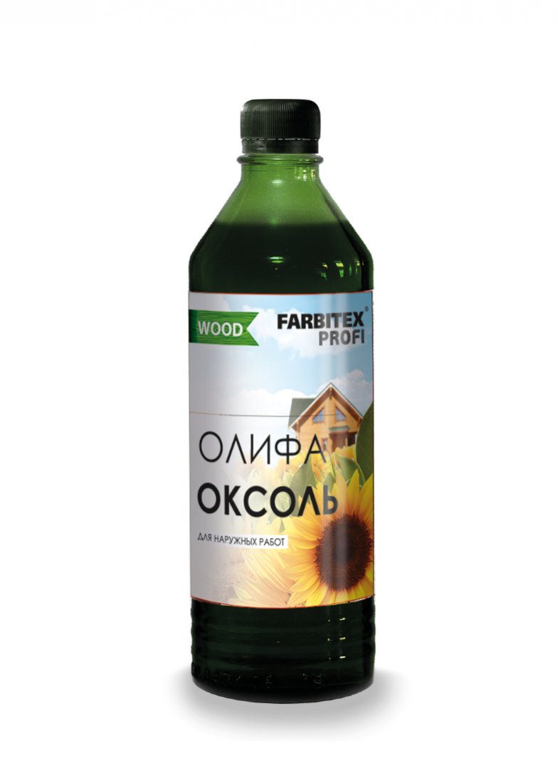 "FARBITEX ПРОФИ" Олифа "Оксоль" 0,5л GOOD FOR WOOD