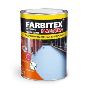 FARBITEX Мастика битумно-резиновая 2кг