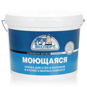 "ЭКСПЕРТ" Краска моющаяся супербелая 3кг