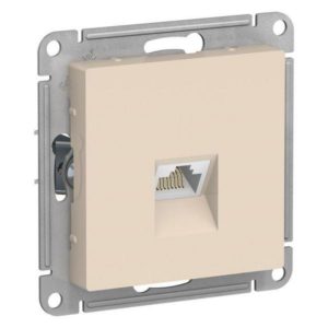 Механизм розетки компьют. AtlasDesign RJ45 беж.