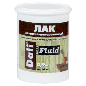 "DALI-decor"Fluid Лак акрил. п/глянц б/ц 0,9 кг