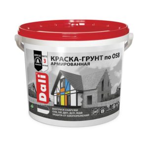 "DALI" Краска-грунт по OSB армированная ( База А) 6кг