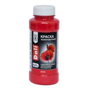"DALI" краска колеровочная 0,25 л Алый