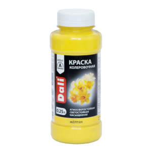 "DALI" краска колеровочная 0,25 л Желтый