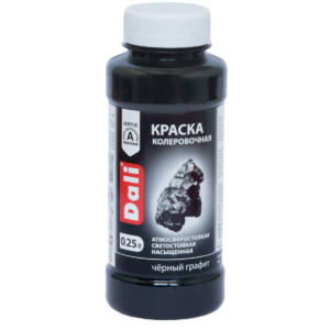 "DALI" краска колеровочная 0,25 л Черный графит