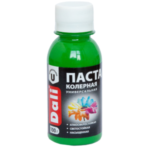 "DALI" паста колерная Зеленое яблоко 0,1кг