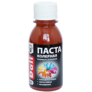 "DALI" паста колерная Красно-коричневый 0,1кг