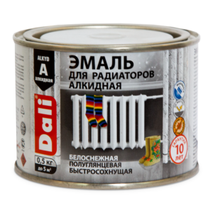 "DALI" Эмаль для радиаторов алкидная 0,5л