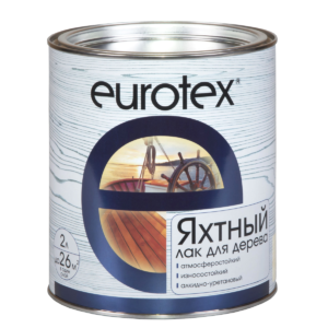 "EUROTEX" Лак яхтный полуматовый 2л