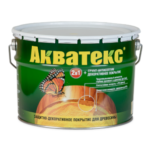 "Акватекс" текстурное покрытие бесцветный 9л (база под колеровку)