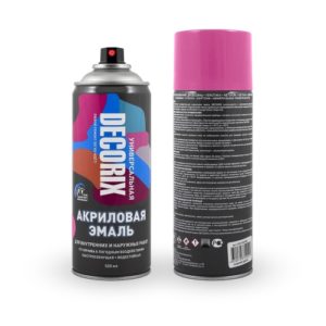 Аэрозольная эмаль унив-ая DECORIX, 520, розовый /0101-26 DX