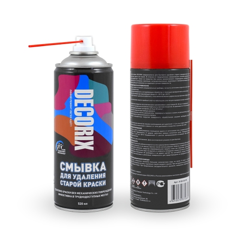 Аэрозольная смывка DECORIX, 520, 0109-00 DX