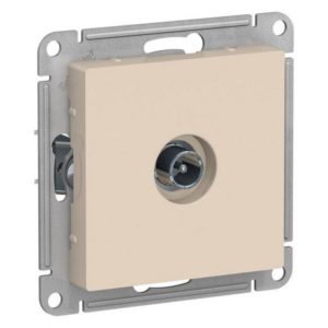 Механизм розетки TV оконечной AtlasDesign IDB беж.
