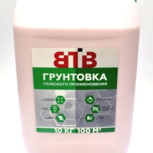 Грунтовка ВТВ глубокого проникновения 5кг ВТВ