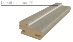 Коробка телескоп Q 31*70*2070 Дуб скальный г.Чебоксары