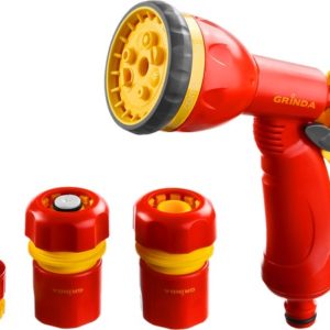 Набор полив. Grinda: расп-ль 8 поз., 2 соединителя (3/4"),адаптер внешний 1/2"-3/4"